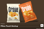 Chips Bag Mockup Pack, a Packaging Mockup by graphicsauce (Thumbnail 1 of 4)