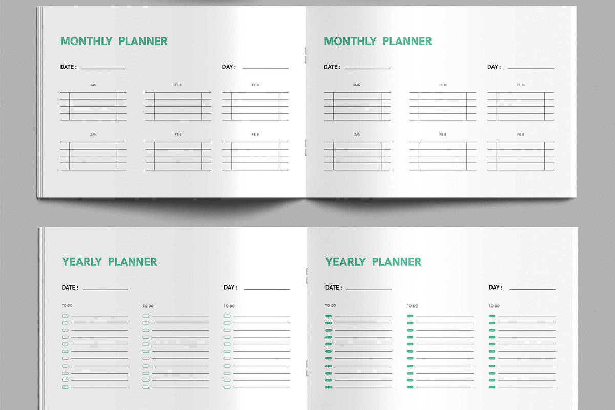 Elegant 2025 Planner Template, a Stationery Template by MightyDesign (Photo 4 of 8)