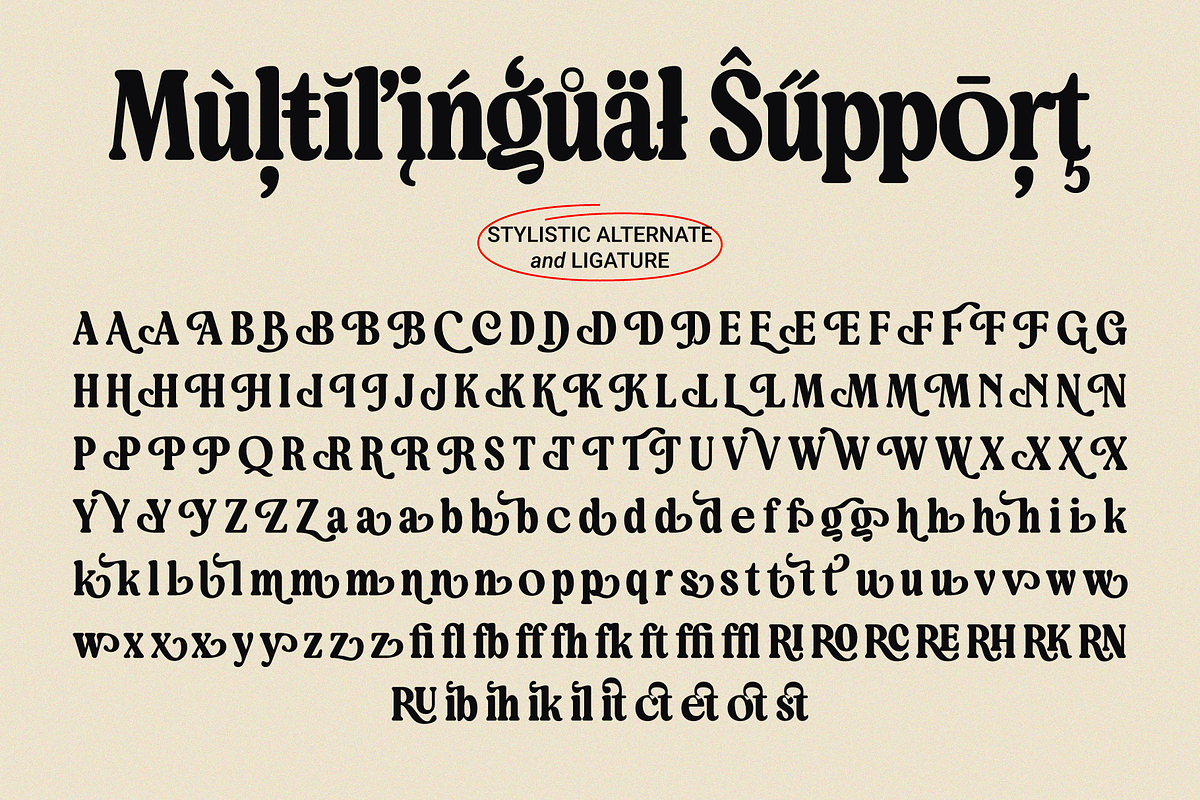 Bringbold Nineties - Serif Font, a Serif Font by Zarma Type (Photo 13 of 13)