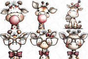 Cute Funny Giraffe - Whimsical Clipa, an Illustration by DreamPrint404 (Thumbnail 2 of 6)