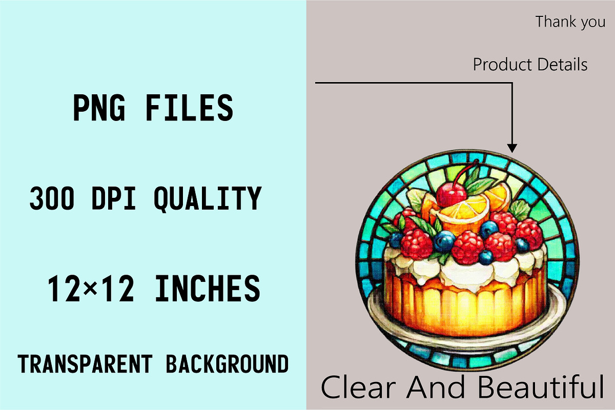 Summer Stained Glass Clipart Bundle., an Illustration by SVGArt (Photo 4 of 9)