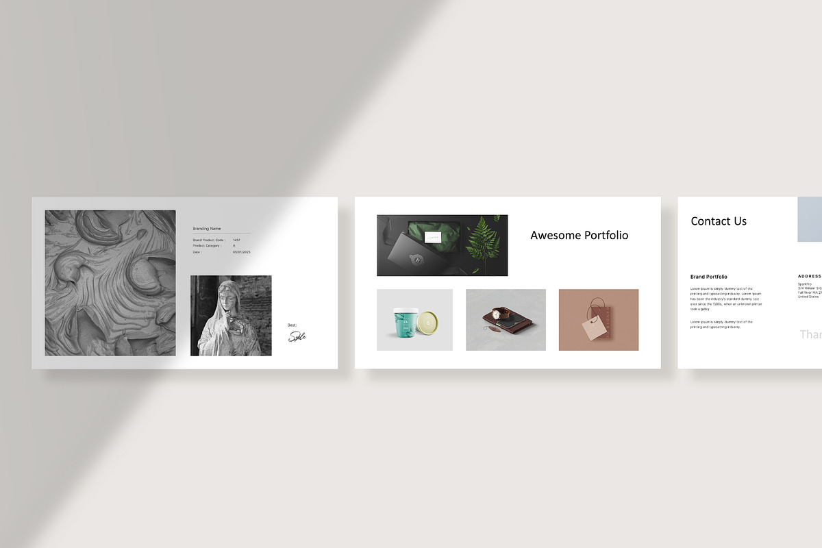 Brand Portfolio PowerPoint Template preview 8