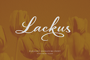 Lackus - Signature Font, a Font by SusiType (Thumbnail 1 of 8)
