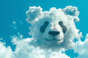 90 Clouds animals against a blue sky, an Animal Illustration by Handmadefont (Thumbnail 22 of 64)