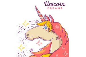 Beautiful Magic Unicorn Two Styles