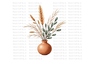 Minimalist Flower Vase - Terracotta, a Decorative Illustration by Bloom Craft Creations (Thumbnail 2 of 10)