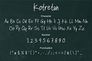 Kotretan Handwritten Font, a Handwritten Font by Fernande (Thumbnail 4 of 5)