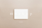 Beige 5x7 Card Mockup Bundle, a Graphic by HALFTOUNE (Thumbnail 5 of 7)