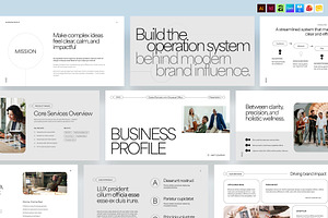 Minimalist Presentation Template, a Presentation Template by BrandPacks