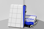 Hardcover Notebook Mockup, a Cups & Container Mockup by graphicsauce (Thumbnail 3 of 3)
