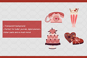 Valentine's Day Date Graphic Set, a Pattern Graphic by Drafts n Doodles (Thumbnail 3 of 10)