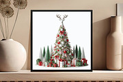 Watercolor Christmas PNG Bundle, an Illustration by DreamCafeArt (Thumbnail 4 of 10)