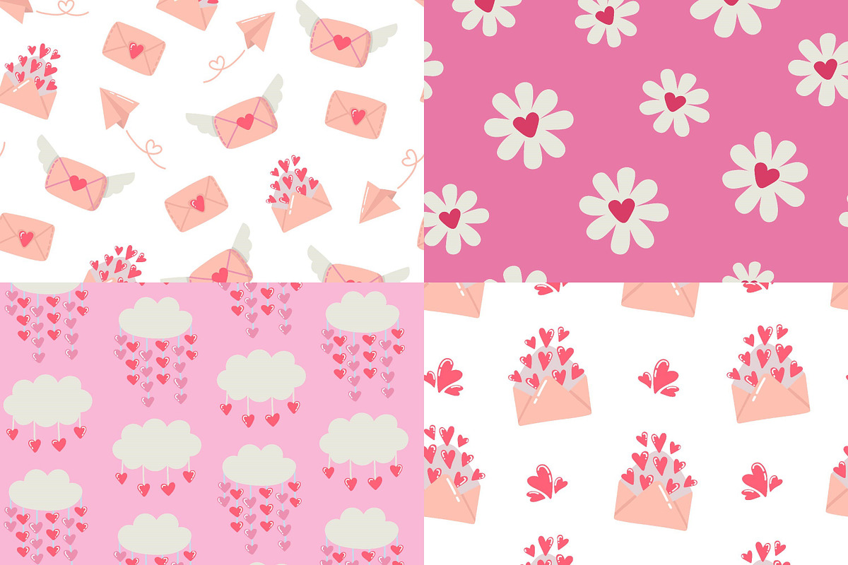 Love patterns, a Pattern Graphic by ananastya (Photo 15 of 15)