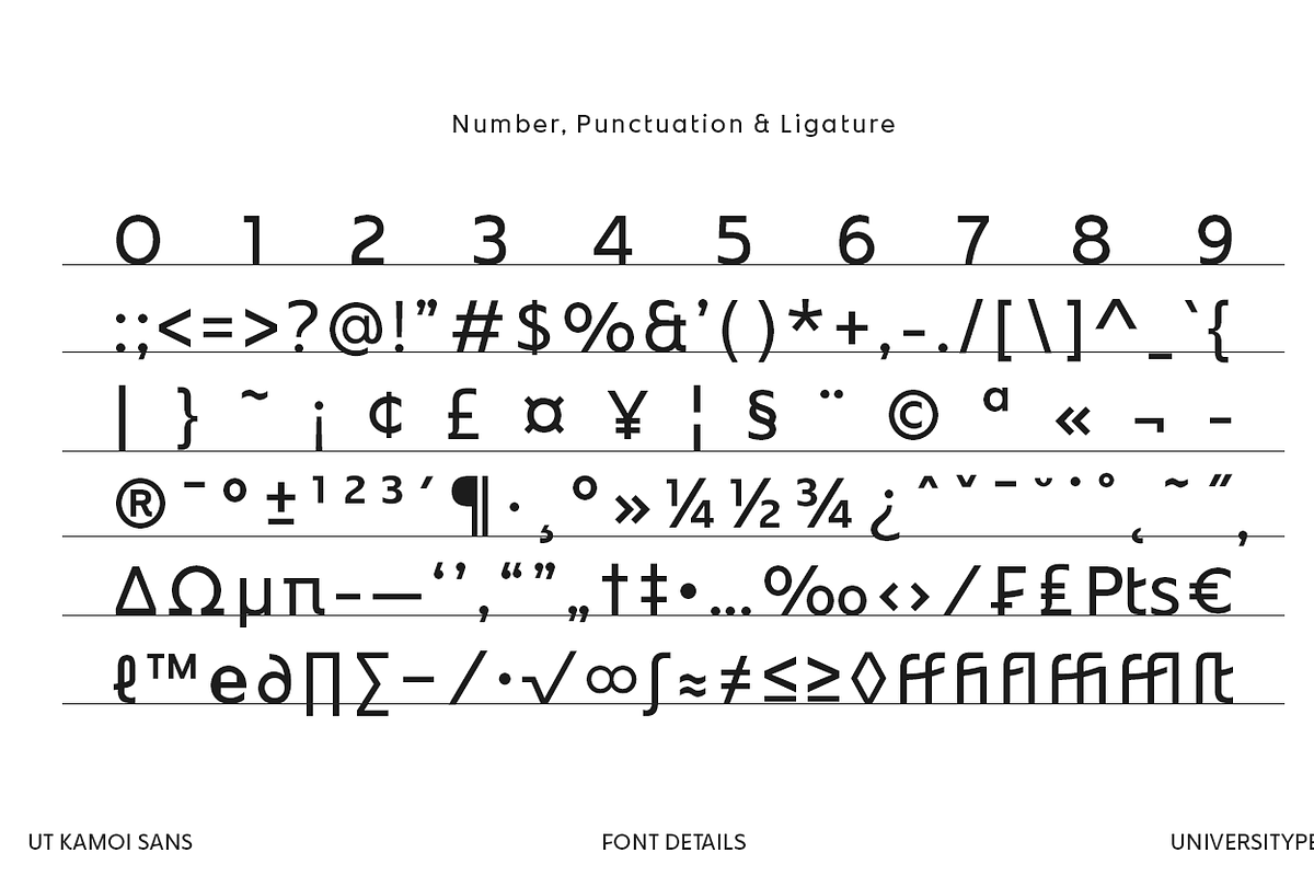 UT Kamoi Sans - A Geometric Sans, a Sans Serif Font by Universitype (Photo 9 of 18)
