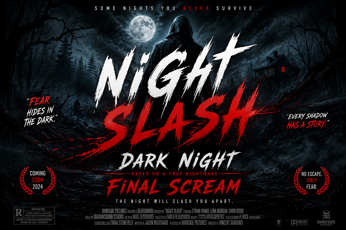 Night Slash, a Serif Font by Wow Magic (Photo 3 of 5)