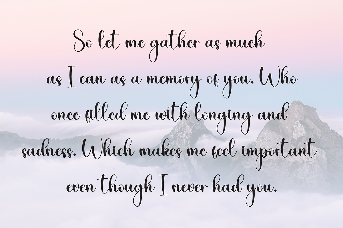 Christina | Script Font, a Handwritten Font by Scratchones (Photo 6 of 9)