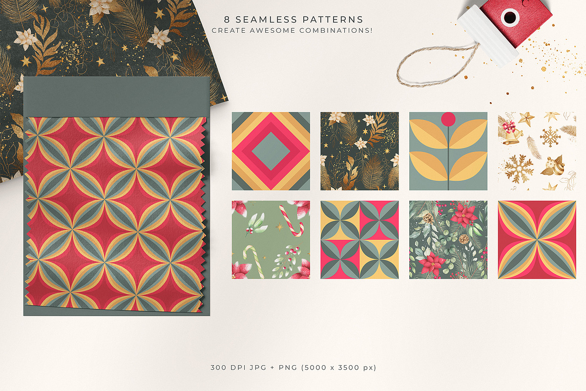 Christmas Illustration Bundle, a Decorative Illustration by CarmineType (Photo 7 of 13)