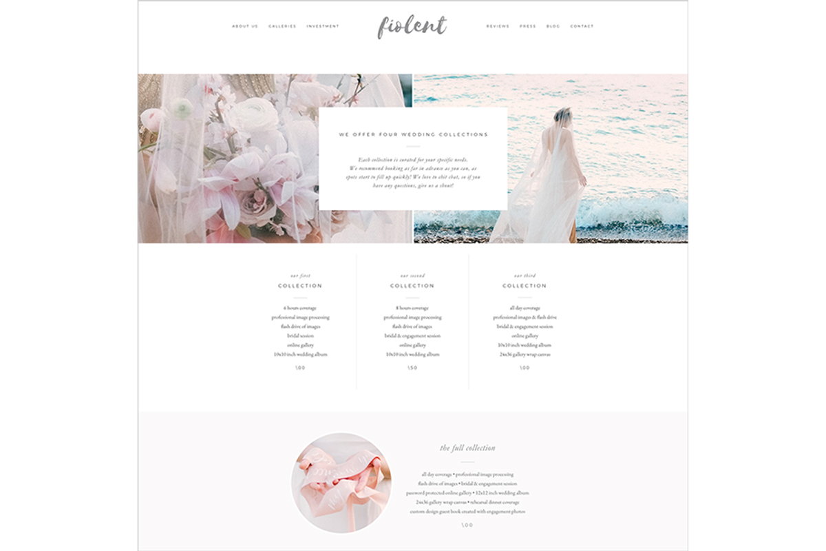Fiolent ProPhoto 7 Template, a Websites & App Template by Red Met Yellow Creative (Photo 6 of 10)