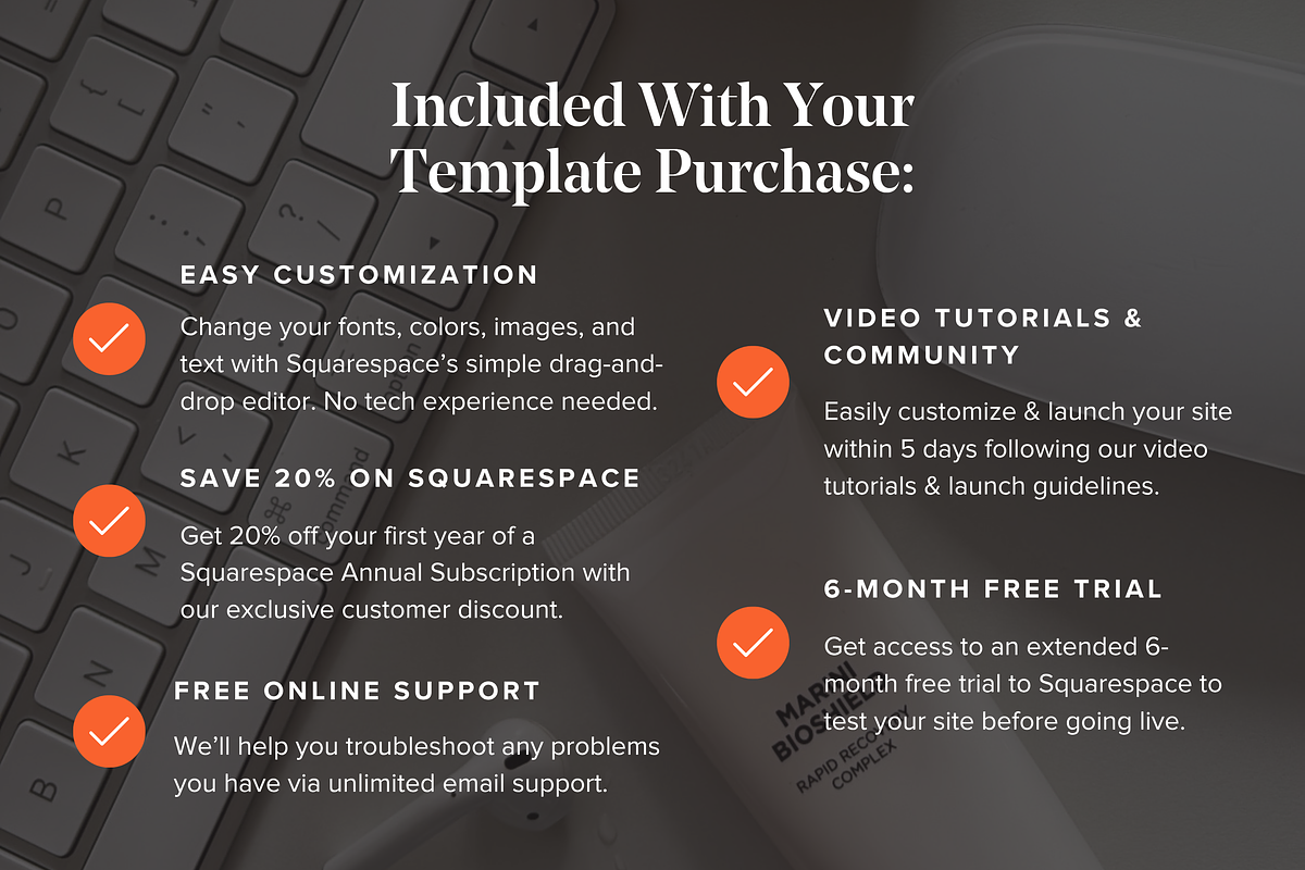 Coach Squarespace Website Template, a Squarespace Template by GoLive Website Templates (Photo 5 of 12)