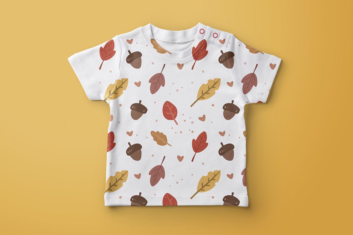 Autumn seamless pattern Vol 03, a Pattern Graphic by RizkaNurfazrina (Photo 3 of 7)