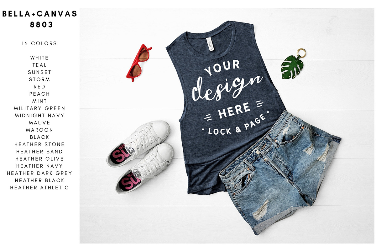 Bella Canvas T-Shirt Mockup Bundle, a Shirt Mockup by lock and page (Photo 3 of 85)