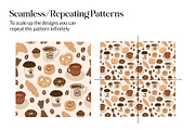 Cozy Coffee Seamless pattern, a Pattern Graphic by CreativeChristiana (Thumbnail 9 of 12)