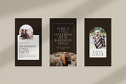 Bohemian Instagram Pack | PS & Canva, a Social Media Template by Visuel Colonie® (Thumbnail 7 of 15)