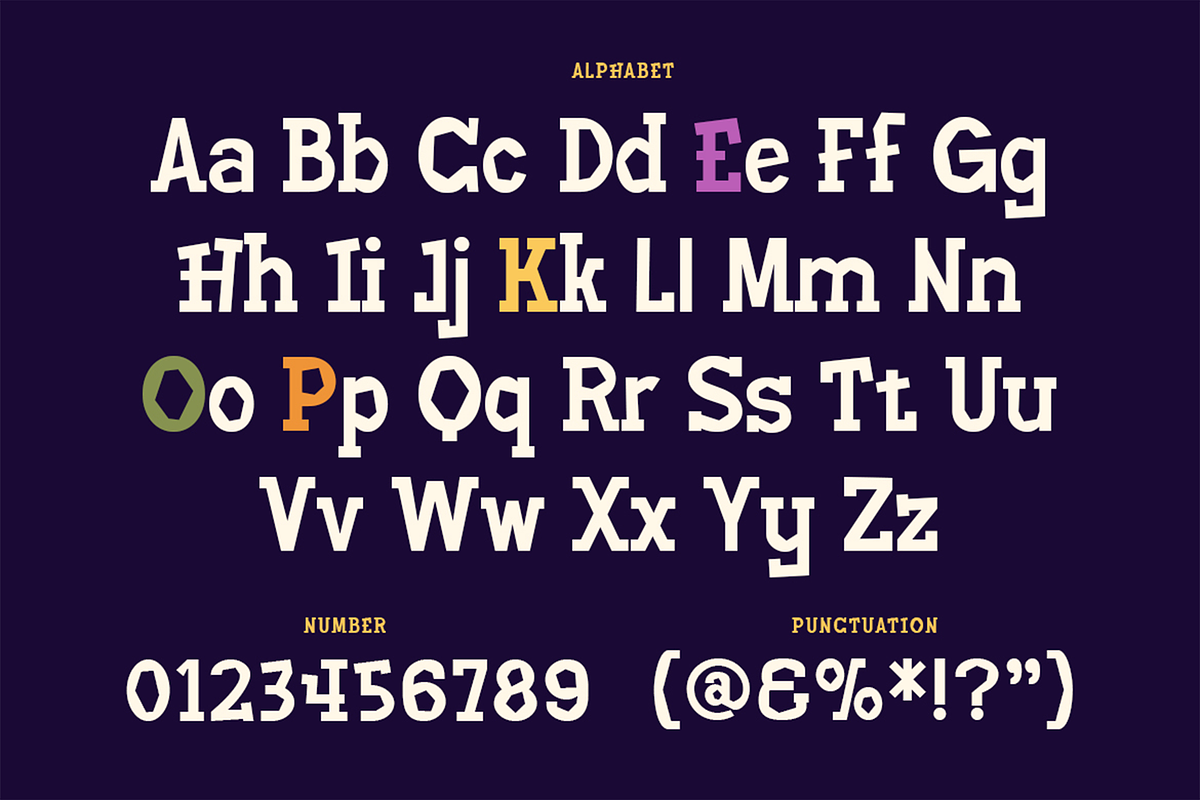 Spooky Muffin - Halloween Font, a Serif Font by Pekotype (Photo 3 of 12)
