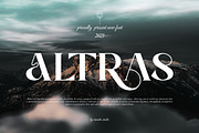 Altras || Modern Elegant Serif Font, a Serif Font by Ermedia Studio (Thumbnail 1 of 10)