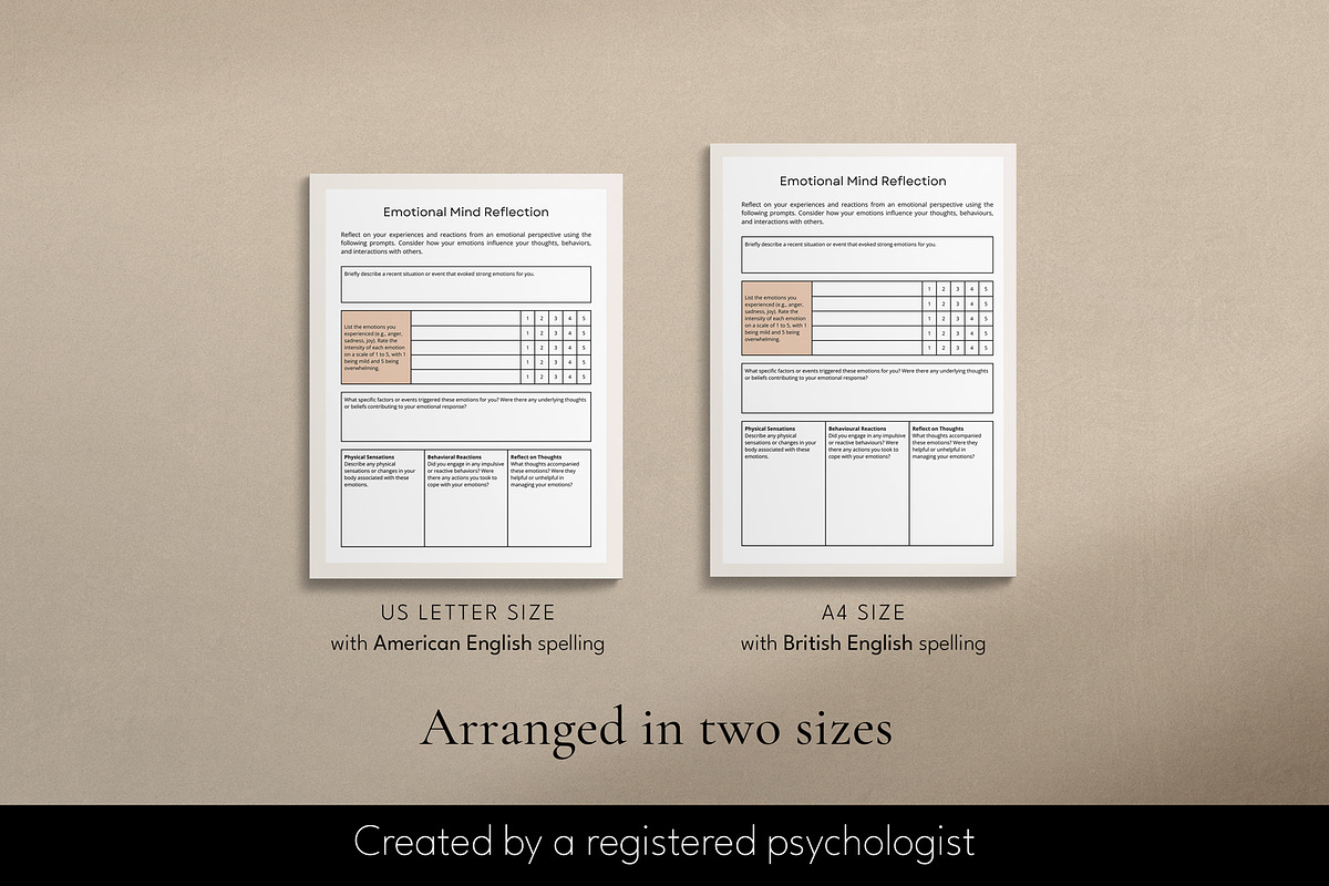 Mindfulness Workbook Canva Templates, a Templates & Theme by Miri Campbell (Photo 8 of 8)