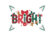Holly Christmas Quote Decor SVG, an Object Graphic by yasushie (Thumbnail 8 of 16)