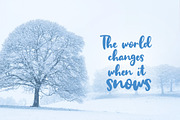 Winter Dream Trio Font, a Script Font by khurasan (Thumbnail 7 of 10)