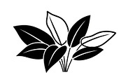 Minimal Botanical Leaf Silhouette Bu, an Illustration by Creativeshirt (Thumbnail 5 of 51)