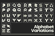 Letter Logo Template Vol 4, a Solid Icon by Tekuni (Thumbnail 6 of 12)
