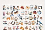French Pastry Clipart 50 PNG, a Food Illustration by EleSArtDesign (Thumbnail 2 of 4)