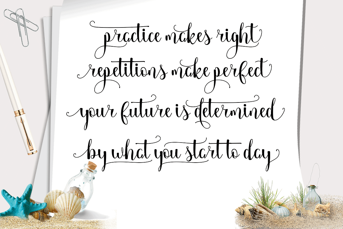 Margarita, a Script Font by Deniz86 (Photo 6 of 10)