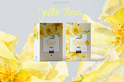 Yellow Roses -single species package, a Work Illustration by watercolorwild.graphics (Thumbnail 5 of 6)