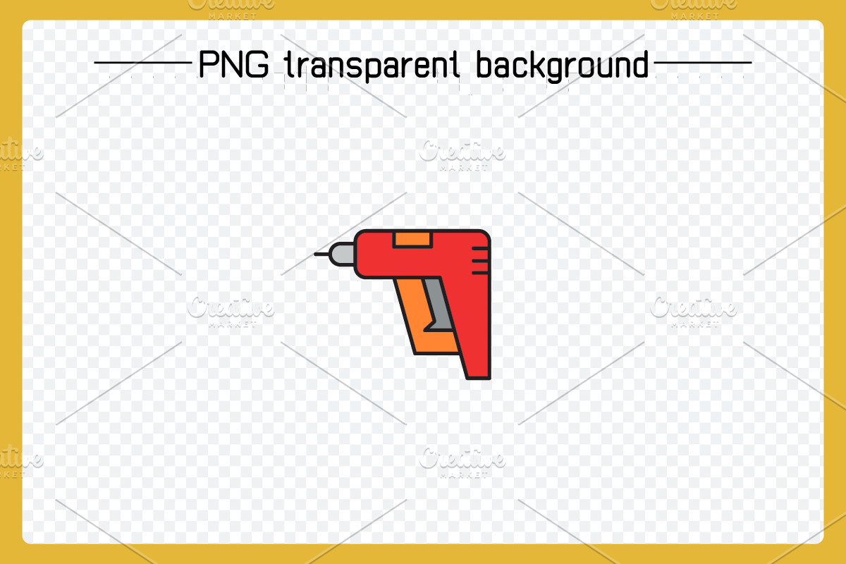Handy Tools and Equipment Icons Set, an Icon by Designfour (Photo 5 of 5)