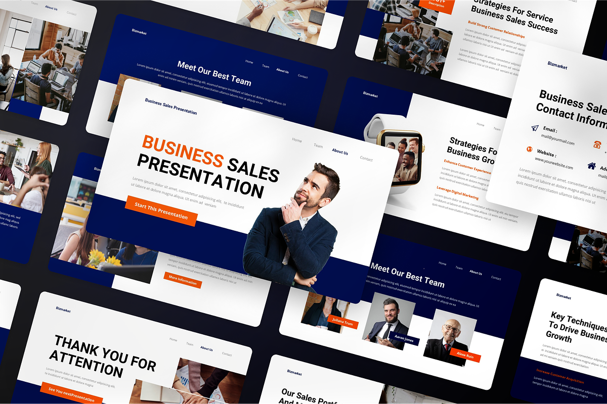 Business Sales Presentation Keynote, a Presentation Template by SquidPixey (Photo 6 of 7)
