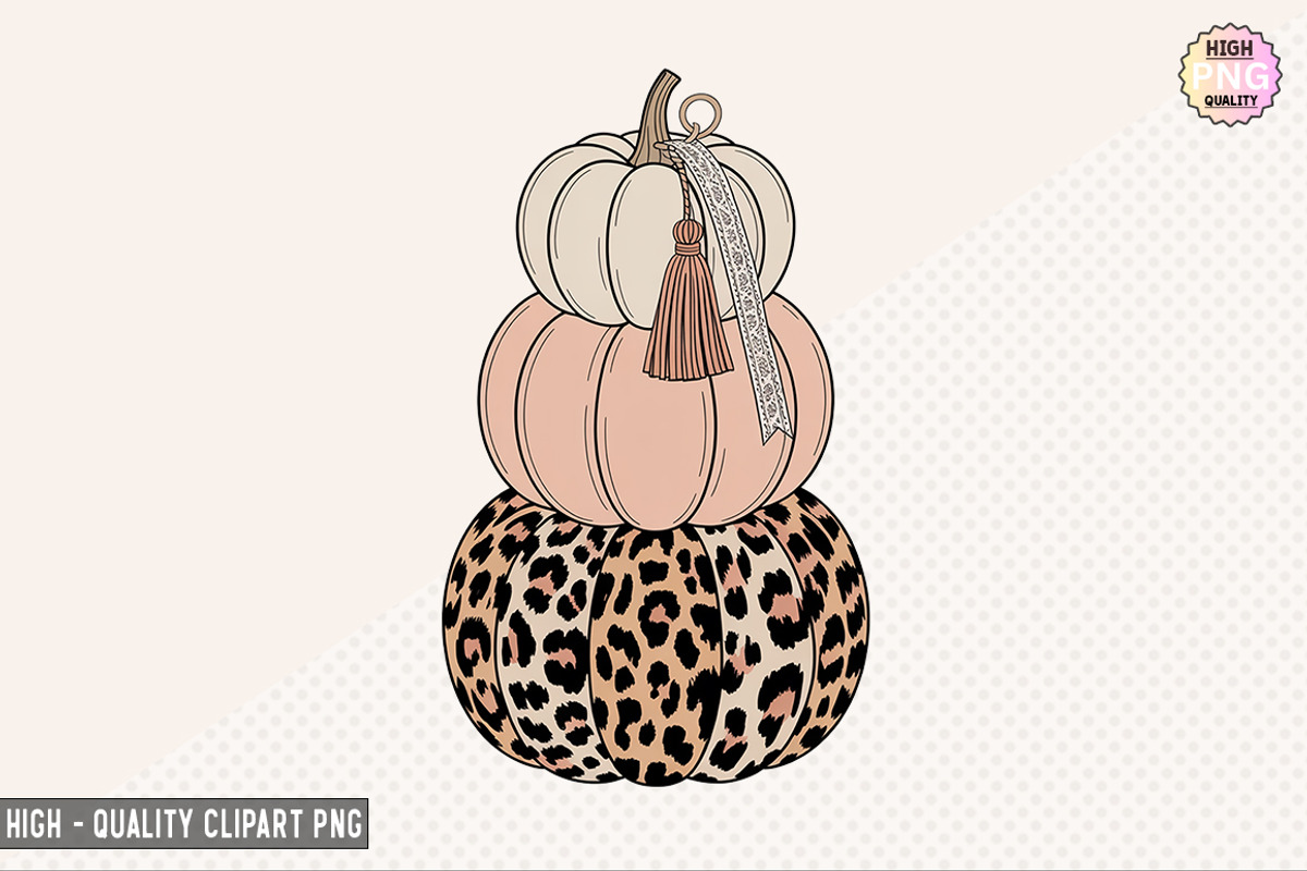 Fall Pumpkin Stack Clipart Bundle, a Graphic by crative8112 (Photo 8 of 8)