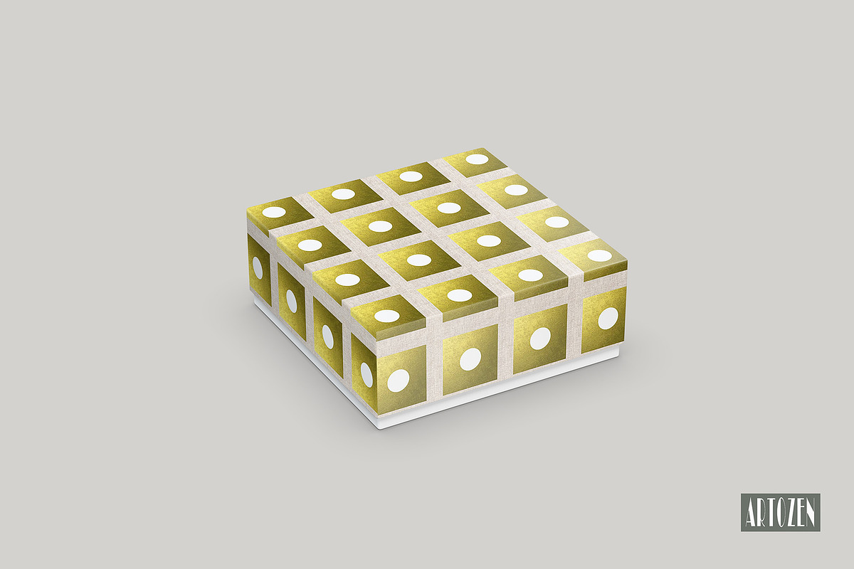 Golden Abstract Seamless Pattern C, a Pattern Graphic by ARTOZEN DIGITAL (Photo 4 of 30)