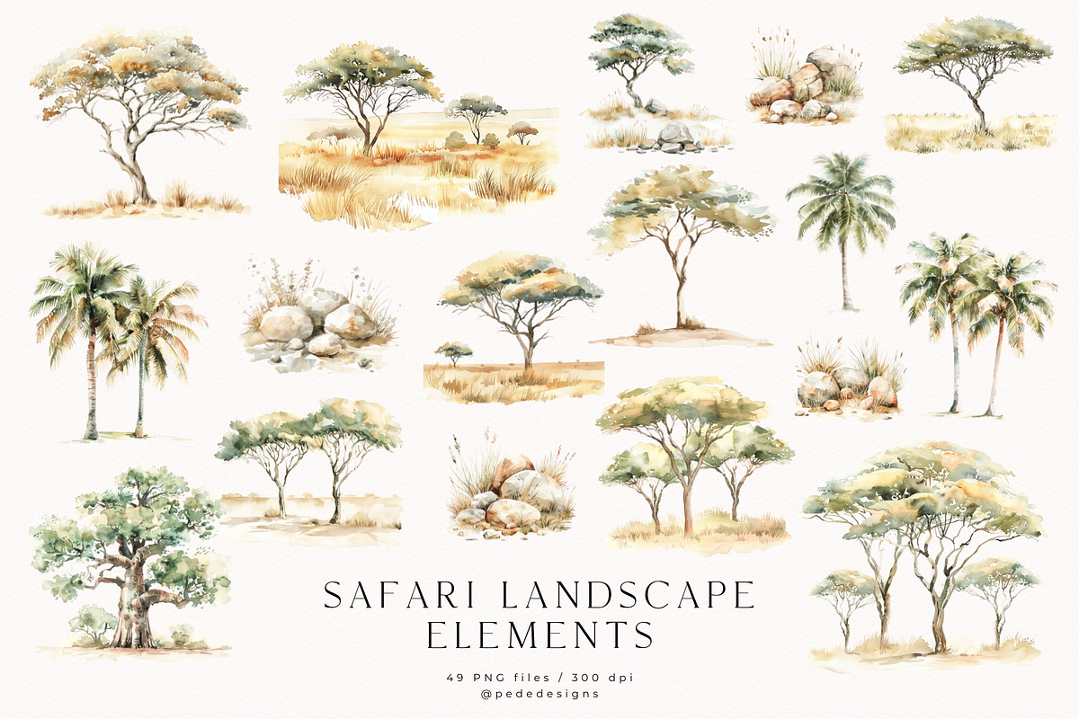 Safari Story, an Animal Illustration by PeDe Designs (Photo 13 of 15)