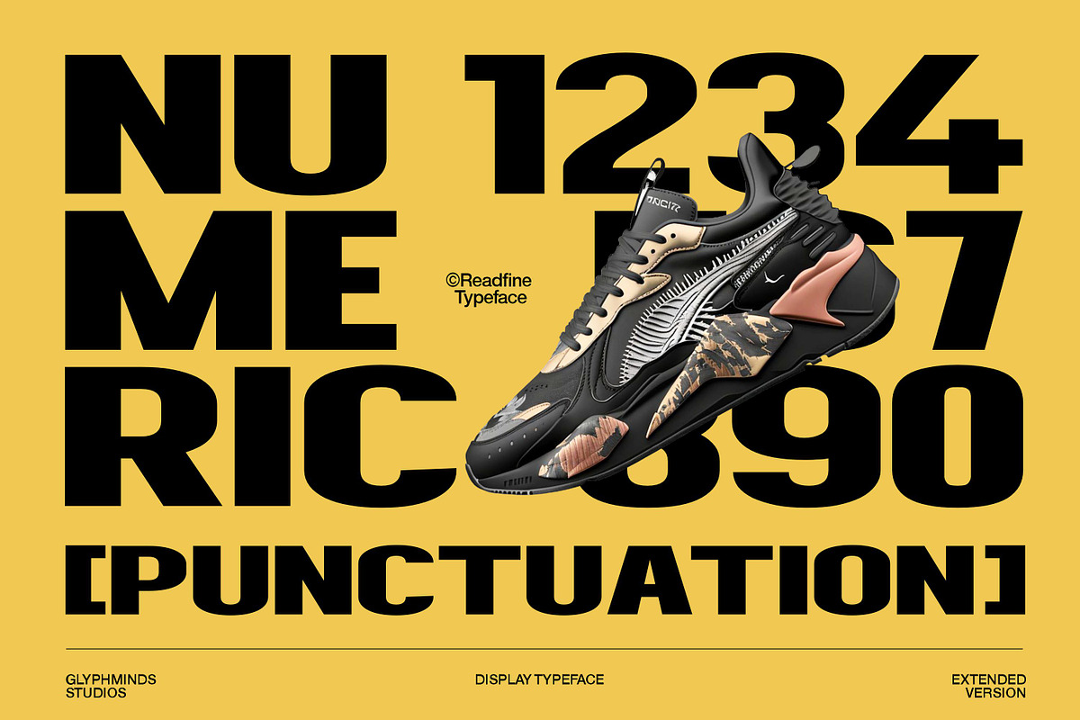 Readfine Extended, a Sans Serif Font by Glyphminds Studios (Photo 3 of 10)