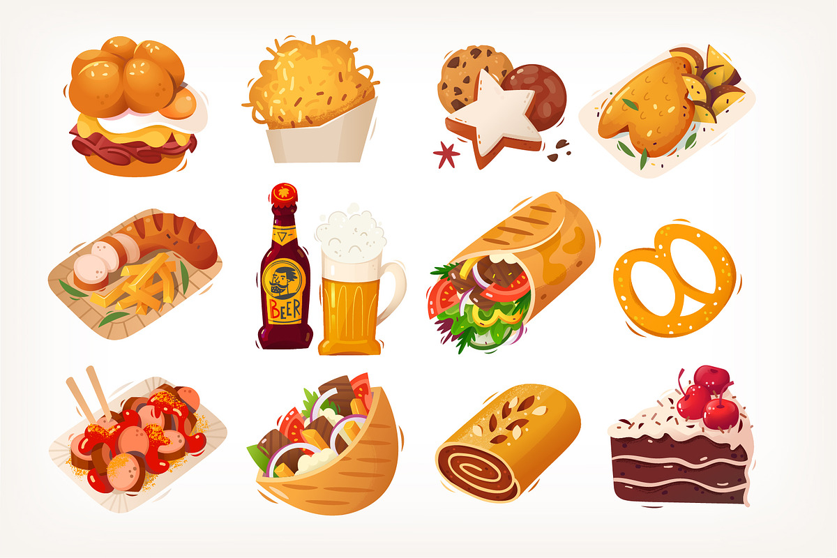 German Foods and Dishes, an Object Graphic by Moonery's (Photo 2 of 2)