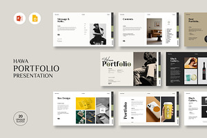 Hawa Portfolio Presentation Template