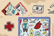 Medical Vector Clipart Pack, a Healthcare Illustration by Telllu & Friends (Thumbnail 5 of 5)