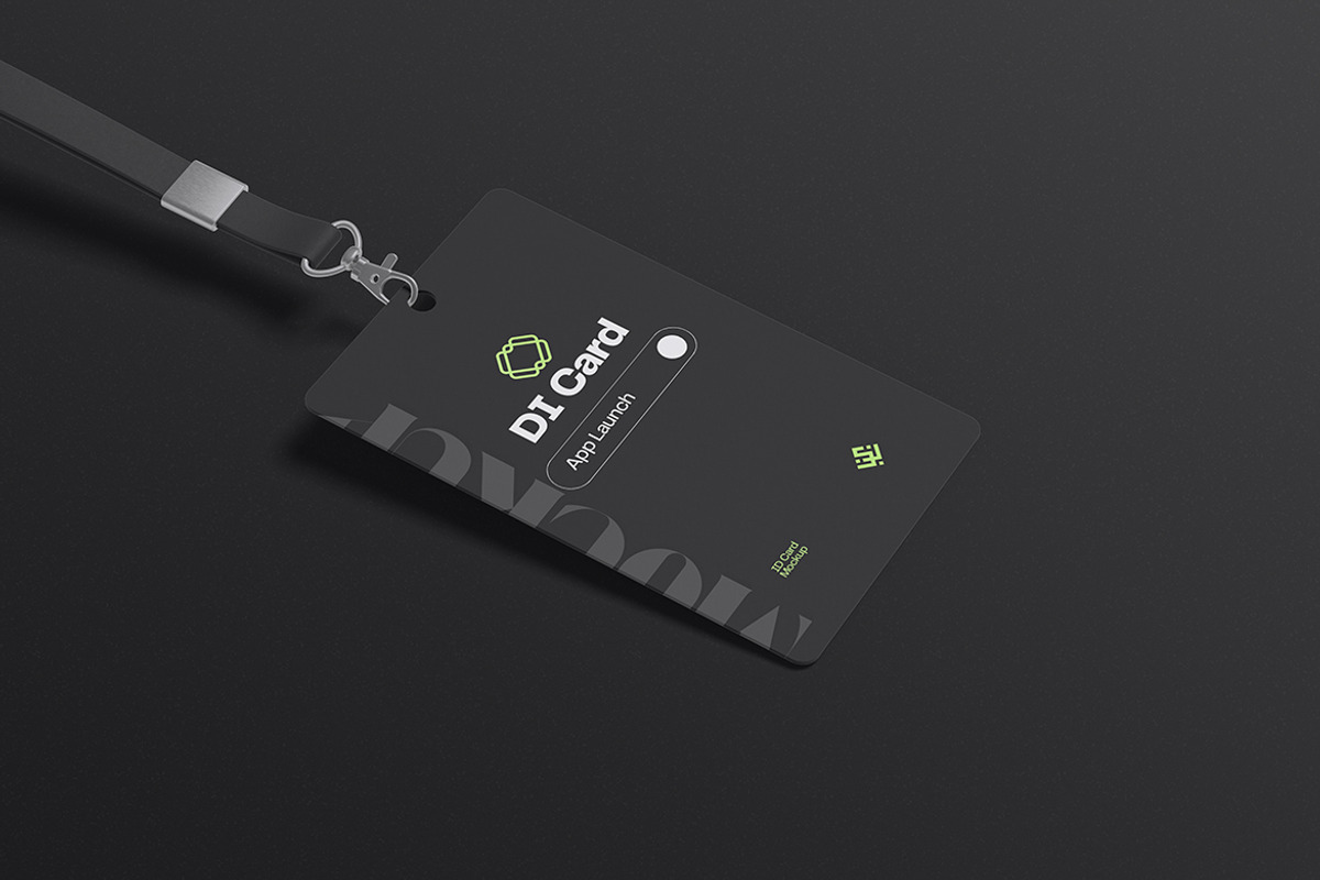 ID Card Mockup, an Advertising Mockup by Pikachudesign (Photo 2 of 5)