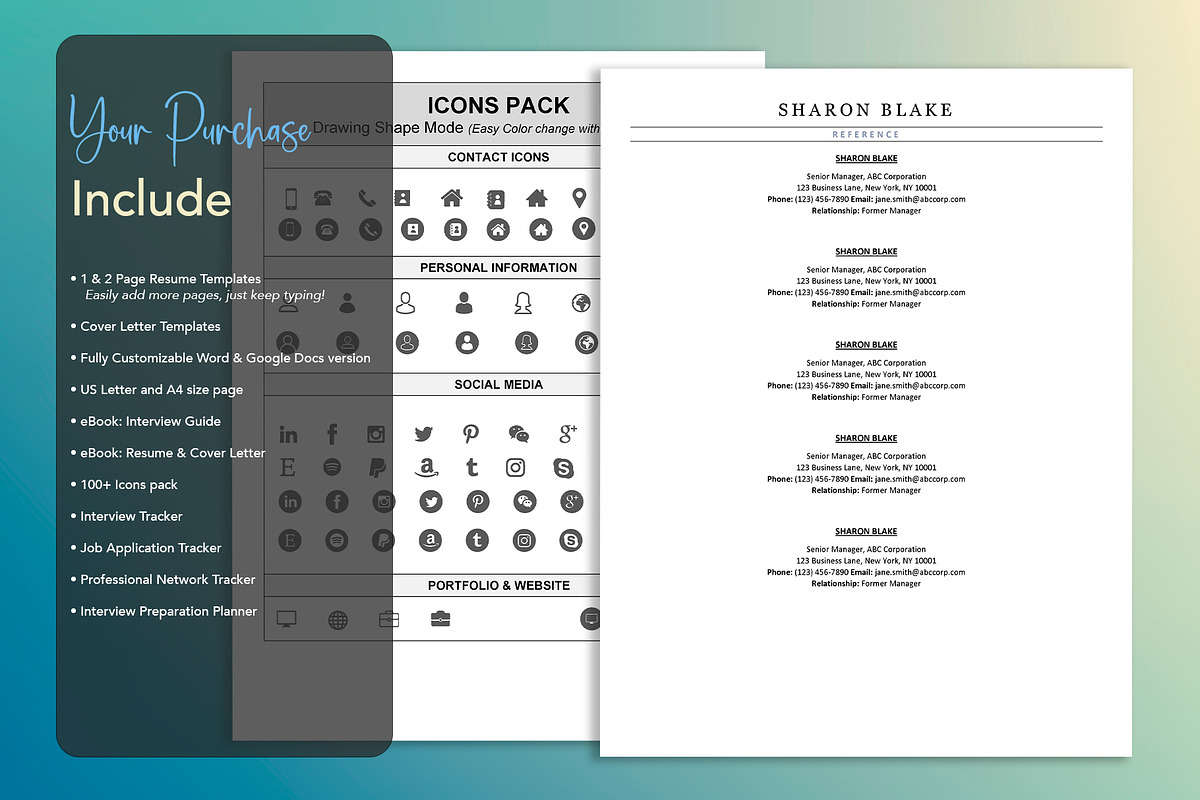 Clean ATS Resume Template in word, a Resume Template by Design_Xlab (Photo 6 of 10)