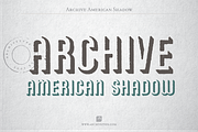 Archive American Shadow, a Font by Archive Type Fonts (Thumbnail 1 of 3)