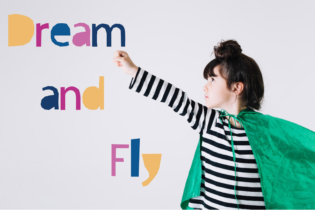 Clumsy Childish Cutout font, a Serif Font by AnnaEshka (Photo 2 of 6)